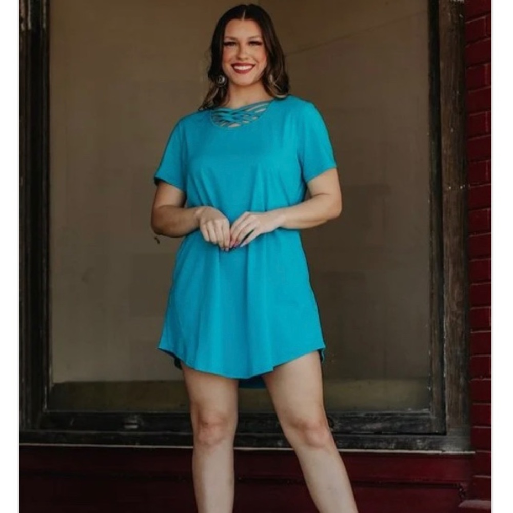 L&B casual flutter dress
